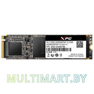 SSD диск ADATA XPG SX6000 Pro 512GB (ASX6000PNP-512GT-C)